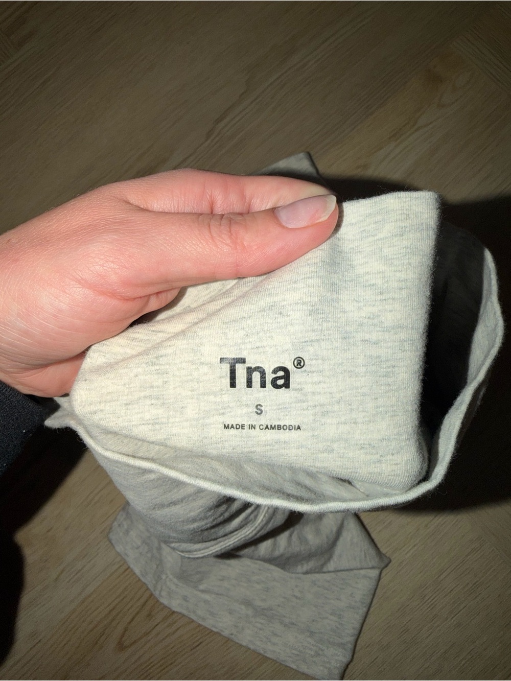 TNA Heather Gray Bike Shorts - Picture 3 of 3